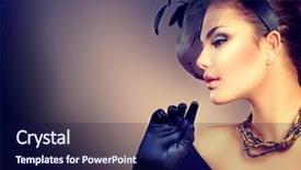  Presentation with vintage retro - Colorful slide deck enhanced with ladies hats - retro woman portrait vintage style backdrop and a navy blue colored foreground