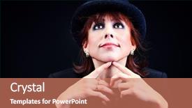  Presentation with 1930s style - Presentation design consisting of style of 1930s - 1940s background and a coral colored foreground