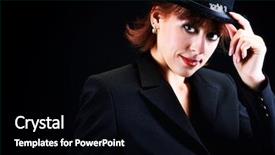  Presentation with 1930s - Beautiful presentation theme featuring style of 1930s - 1940s backdrop and a black colored foreground