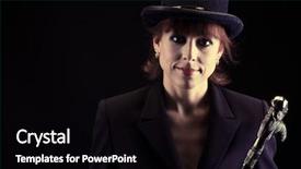  Presentation with 1930s style - Presentation theme with style of 1930s - 1940s background and a black colored foreground