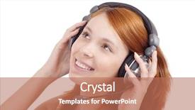  Presentation with teens - Presentation theme with styled professional model theme background and a  colored foreground