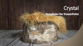  Presentation with studio - Presentation theme having styled studio set to insert background and a tawny brown colored foreground