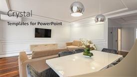  Presentation with studio flat - Colorful slide set enhanced with stylish-and-simple-white backdrop and a light gray colored foreground