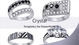  Presentation with diamonds - Cool new presentation with stylish jewelry rings with diamonds backdrop and a light gray colored foreground