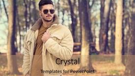  Presentation with autumn - Amazing presentation having girl farmer with a chicken backdrop and a dark gray colored foreground.