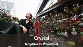  Presentation with black girl - Amazing theme having stylish trendy lady wearing black backdrop and a tawny brown colored foreground