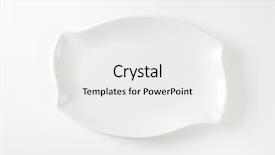  Presentation with magnetic wave - Cool new theme with stylish wave shaped rectangle plate backdrop and a white colored foreground