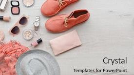  Presentation with women harassment - Audience pleasing slide deck consisting of stylish women accessories on wooden backdrop and a light gray colored foreground