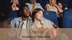  Presentation with black man - Presentation design enhanced with stylish-young-gen-z-black background and a coral colored foreground