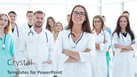  Presentation with jeans - Cool new PPT theme with stylish-young-man-in-fashionable backdrop and a sky blue colored foreground