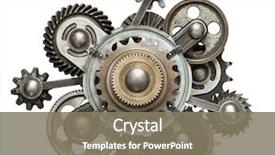  Presentation with stylized - PPT layouts with stylized mechanical collage made background and a gray colored foreground
