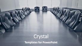  Presentation with stylized - Theme enhanced with stylized photo of an empty background and a gray colored foreground