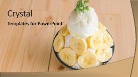  Presentation with korean - Presentation theme with su - korean style bing su fresh background and a coral colored foreground