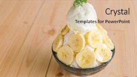  Presentation with japanese korean yakiniku barbecue style - Slides having su - korean style bing su fresh background and a lemonade colored foreground