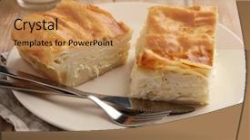  Presentation with satellite dish satellite dish design - Presentation design having su - turkish dish su boregi background and a  colored foreground