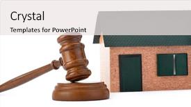  Presentation with refugee immigration crisis as foreign - Beautiful theme featuring sub prime loan crisis backdrop and a white colored foreground