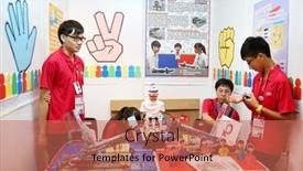  Presentation with game world - Theme with subang-jaya-nov-10-unidentified background and a coral colored foreground