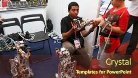  Presentation with connecting people - Theme consisting of subang-jaya-nov-10 background and a tawny brown colored foreground