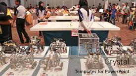  Presentation with connecting people - Theme consisting of subang-jaya-november-10-competition background and a coral colored foreground