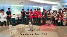  Presentation with teams - Slides with subang-jaya-november-10-high background and a coral colored foreground