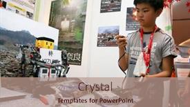  Presentation with tests - Theme consisting of subang-jaya-november-10 background and a coral colored foreground