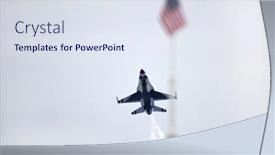  Presentation with air force flag - PPT theme featuring subang-malaysia-october-3-usaf background and a sky blue colored foreground