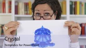  Presentation with test - Amazing slide set having general public opinion blur background backdrop and a soft green colored foreground.