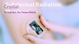  Presentation with occupational therapy - Presentation theme with subdermal-radiation-monitors-implantable-sensors background and a pink colored foreground