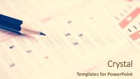  Presentation with lottery ticket - Slides enhanced with subject selection - image above of lottery ticket background and a cream colored foreground