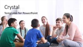  Presentation with elementary school career day and technology and black female teacher - Audience pleasing PPT layouts consisting of subjection women - female teacher conducting lesson backdrop and a white colored foreground