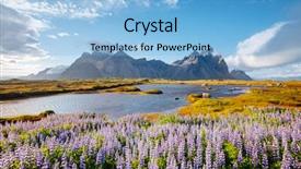  Presentation with batman - Amazing PPT layouts having sublime - beautiful view of perfect lupine backdrop and a light blue colored foreground