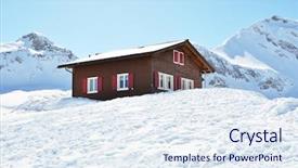  Presentation with switzerland - Presentation design having sublime - melchsee-frutt switzerland background and a sky blue colored foreground