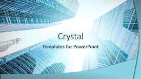  Presentation with high rise building - Colorful presentation enhanced with sublime - panoramic and prospective wide angle backdrop and a cool aqua colored foreground
