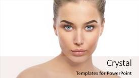  Presentation with skincare - Beautiful PPT theme featuring sublime - portrait of gorgeous woman pretty backdrop and a lemonade colored foreground