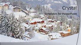  Presentation with winter in the swiss alps - Colorful presentation theme enhanced with beautiful young girl takes care her skin with white flower health care concept body care concept young woman with healthy skin backdrop and a lemonade colored foreground