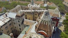  Presentation with roof - Amazing presentation design having subotica roof city hall serbia backdrop and a violet colored foreground