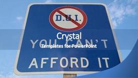  Presentation with substance - Amazing presentation theme having substance abuse - dui traffic sign in pennsylvania backdrop and a ocean colored foreground