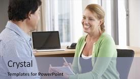  Presentation with counselling session - Amazing slide set having substance abuse - middle aged man having counselling backdrop and a light blue colored foreground