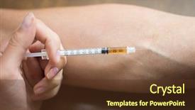  Presentation with drug addiction - PPT theme consisting of substance abuse addiction people background and a tawny brown colored foreground