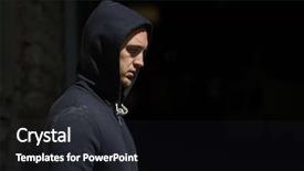  Presentation with substance abuse - PPT theme with substance abuse addiction people background and a dark gray colored foreground