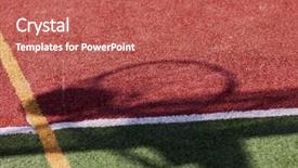  Presentation with abstract - Audience pleasing presentation design consisting of substratum - abstract photo of street ball backdrop and a  colored foreground