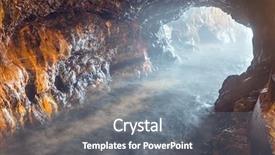  Presentation with japan of the flag - Slides enhanced with subterranean - sandanbeki cavern in shirahama wakayama background and a gray colored foreground