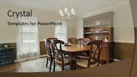  Presentation with oak wood texture and - Audience pleasing PPT layouts consisting of suburban home with oak wood backdrop and a  colored foreground