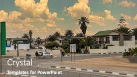  Presentation with neighborhoods - Presentation theme consisting of suburban-life-in-one background and a gray colored foreground