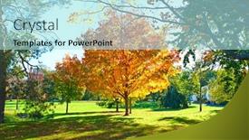  Presentation with neighborhood social - PPT theme enhanced with suburban-neighborhood-at-north-usa background and a light blue colored foreground