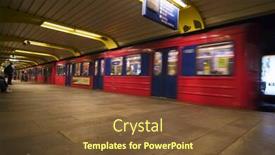  Presentation with abstract - Presentation design having subway-abstract-for-the-oslo background and a tawny brown colored foreground