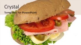  Presentation with fresh water splash green apple isolated white - Audience pleasing PPT theme consisting of subway resaturant - fresh long baguette isolated backdrop and a  colored foreground