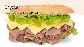  Presentation with reformed - Slides featuring subway resaturant - tasty reformed roasted beef cheese background and a blonde colored foreground