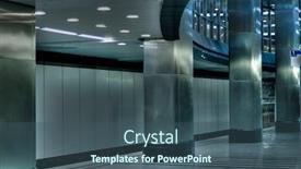  Presentation with station - Slide set with subway station hdri background and a ocean colored foreground