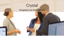  Presentation with team discussion - Cool new slides with succesion planning - friendly business team having discussion backdrop and a coral colored foreground